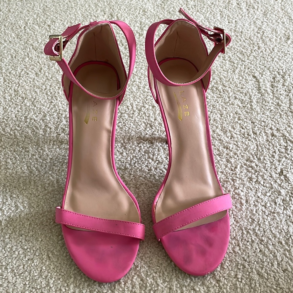 Hot pink heels